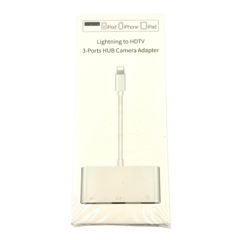 Adaptador lightning a hdmi 3 puertos