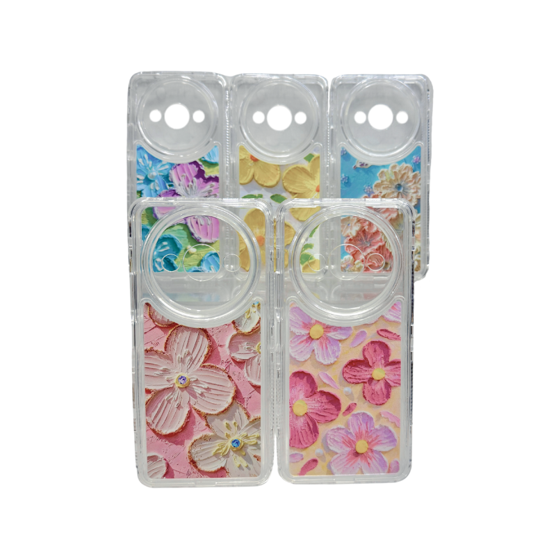 Funda flores 3pzs